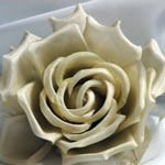 Silk flowers detail