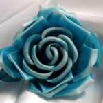 Silk flowers detail